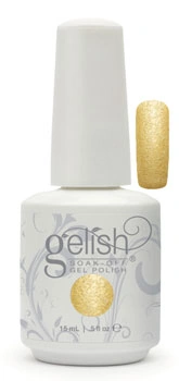 Гель-лак Harmony Gelish Dannys Little Helpers золотий перламутр з великими та дрібними голографічними блискітками 15 мл