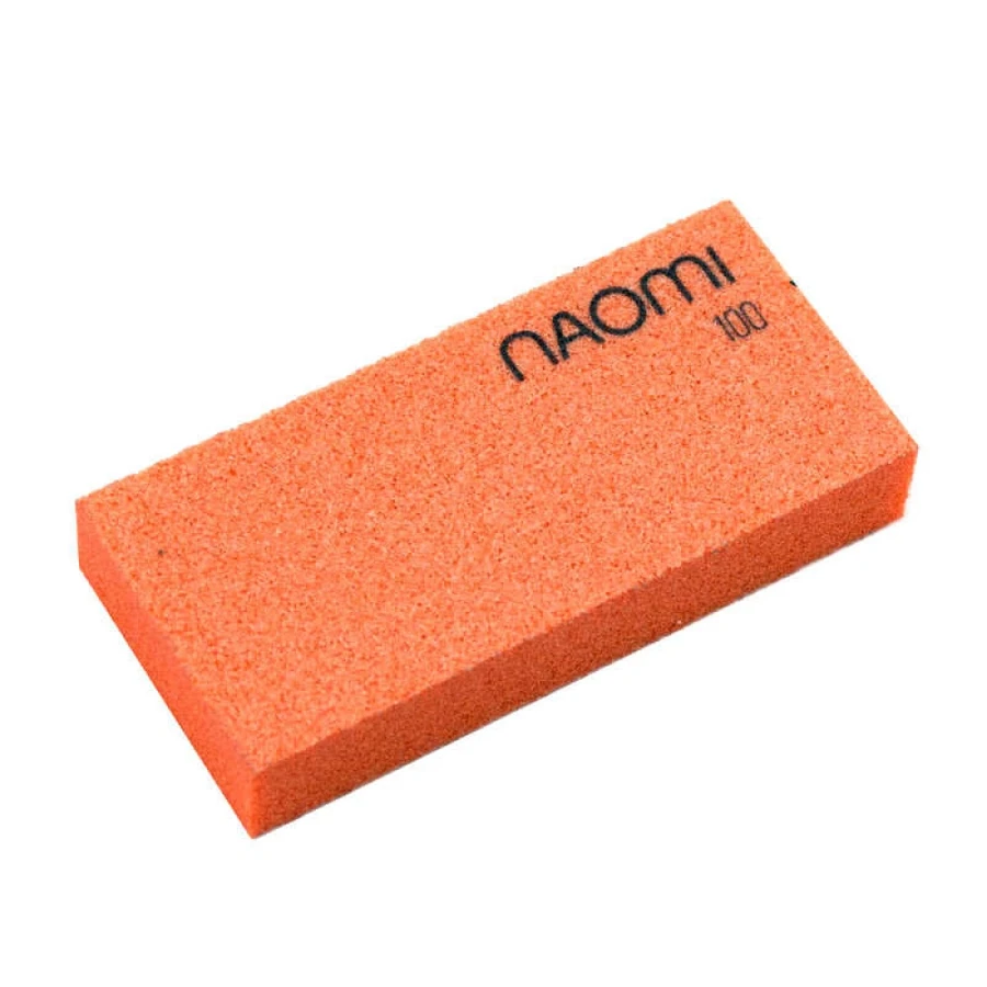 Баф плоский Naomi Flat Orange Buffer 100/100 грит помаранчевий