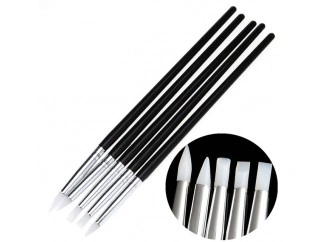 Naomi Set of Silicone Brushes For Designe And Modeling 5 шт.