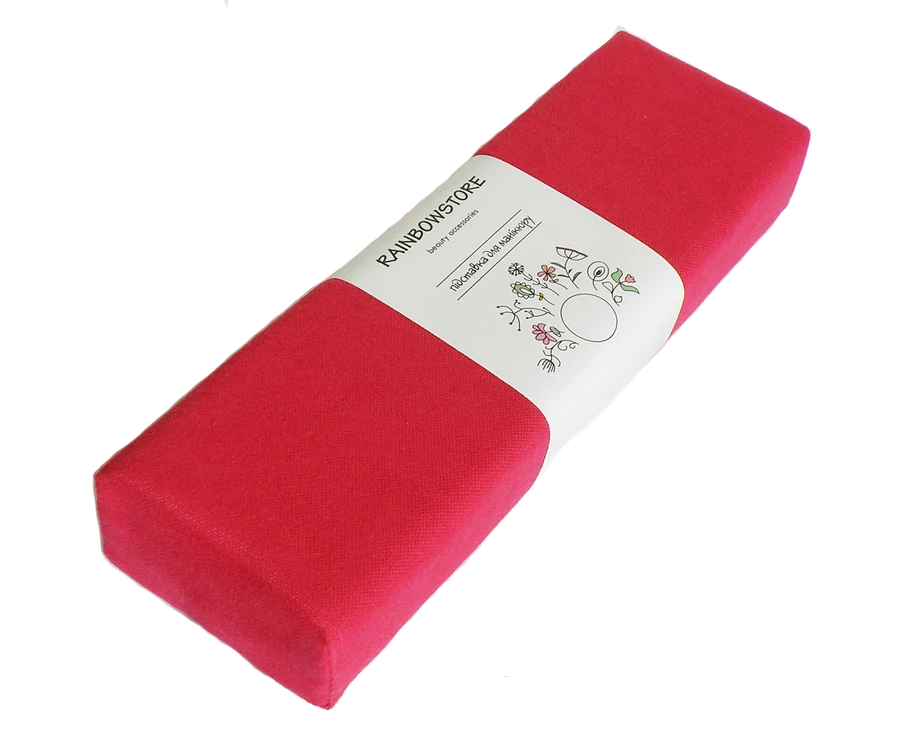 Підлоктоніки для манікюру Rainbowstore Armrest Velour Pink рожевий