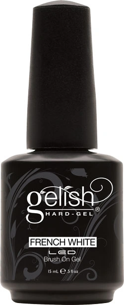 Яскраво-біла гель-фарба для френча Harmony Gelish Hard Gel French White Polish 15 мл
