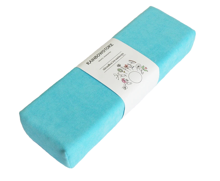 Підлоктоніки для манікюру Rainbowstore Armrest Velour Sea breeze бірюзовий