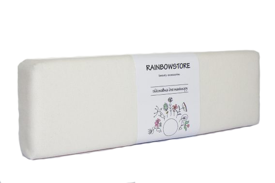 Підлоктоніки для манікюру Rainbowstore Armrest Velour Ivery слонова кістка