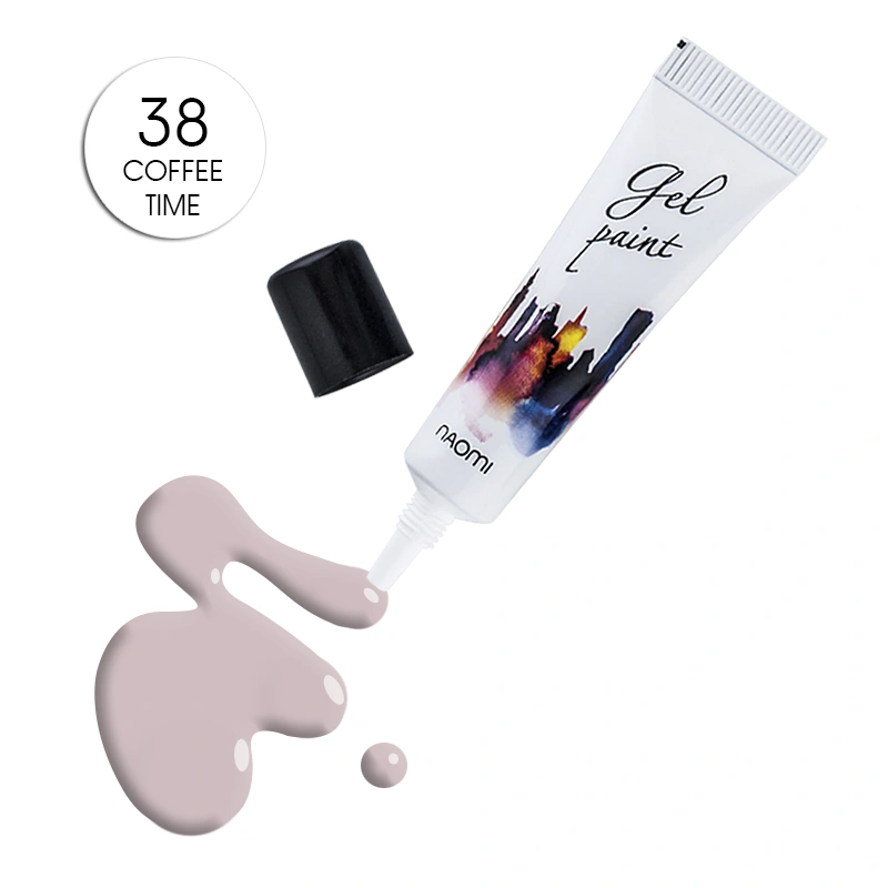 Гель-паста Naomi Gel Paste №38 Coffee Time лилово-сірий 10 г