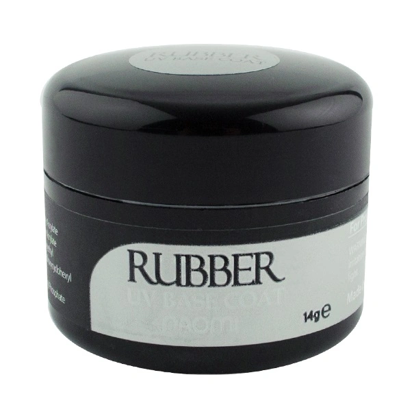 Каучукова база для гель-лаку в банку Naomi UV Rubber Base Coat 14 г
