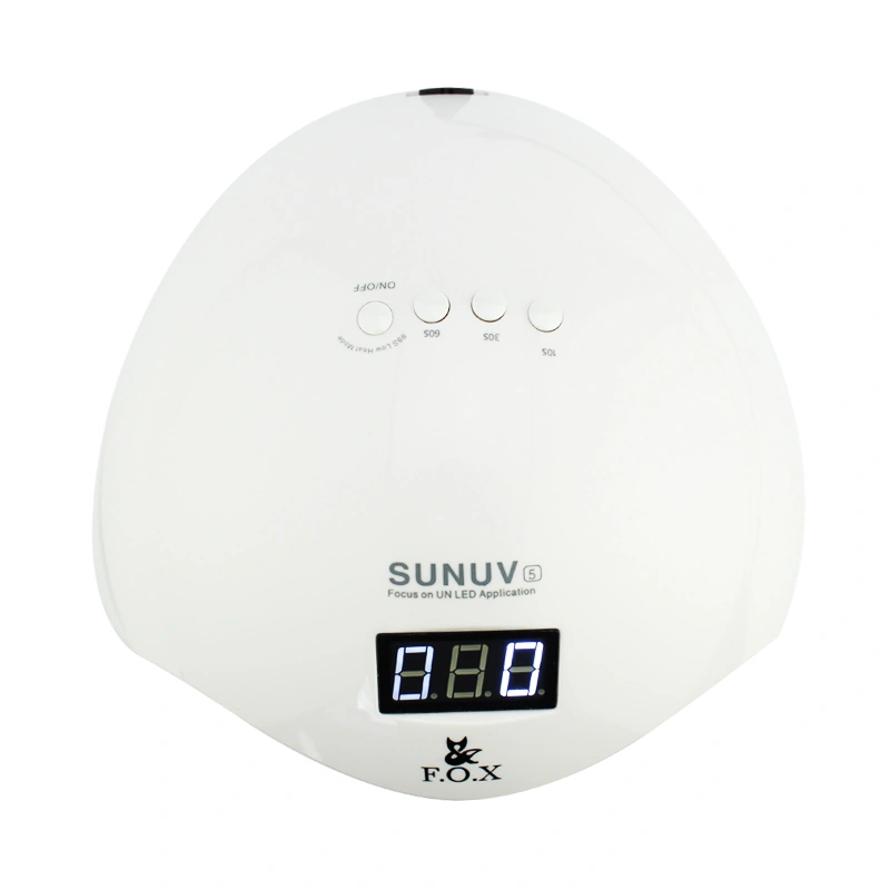 UV/LED лампа 2 в 1 FOX SUN 5 UV LED 48 W