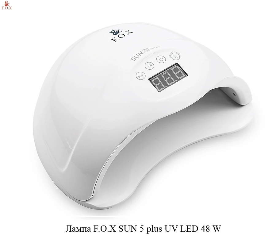 UV/LED лампа 2 в 1 FOX SUN 5 Plus UV LED 48 W