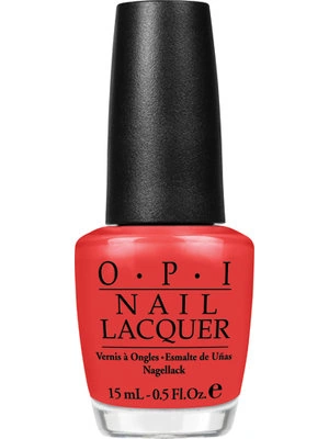 Лак OPI Cajun Shrimp кораловий, емаль 15 мл