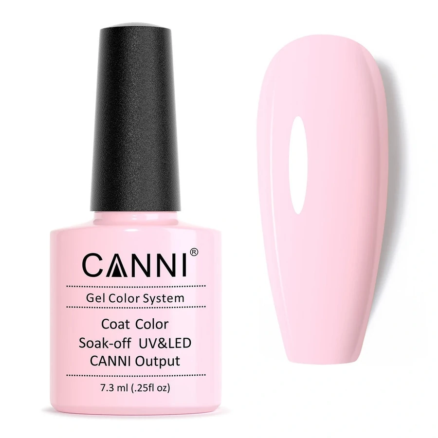 Гель-лак Canni Gel Polish №243 Light Pink світлий рожевий, емаль 7,3 мл