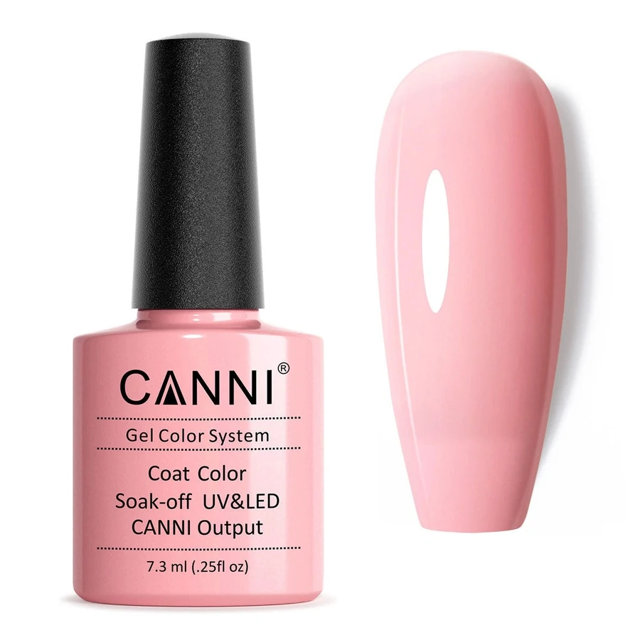 Гель-лак Canni Gel Polish №246 Gray Pink сірий рожевий, емаль 7,3 мл