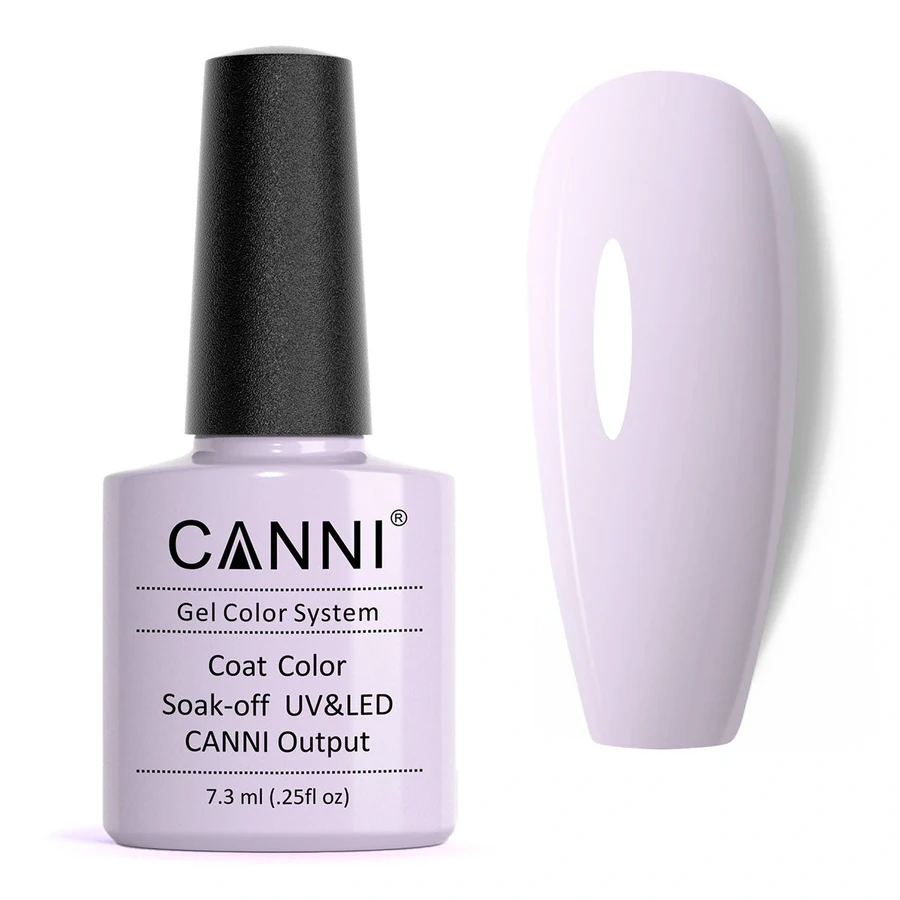 Гель-лак Canni Gel Polish №251 Light Pink блідий лавандовий, емаль 7,3 мл