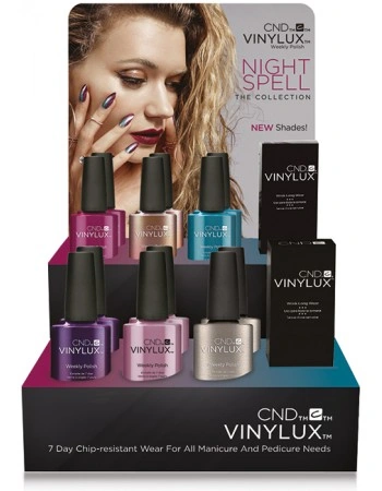 Набір лаків Nightspell CND VINYLUX Nightspell Set 6 лаків + 1 закріплювач