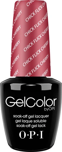 Гель-лак OPI Chick Flick Cherry насичений вишневий, емаль 15 мл