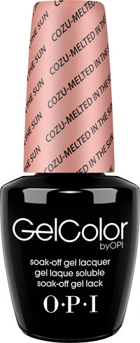 Гель-лак OPI Cozu-Melted In The Sun приглушений рожевий, великий шиммер 15 мл