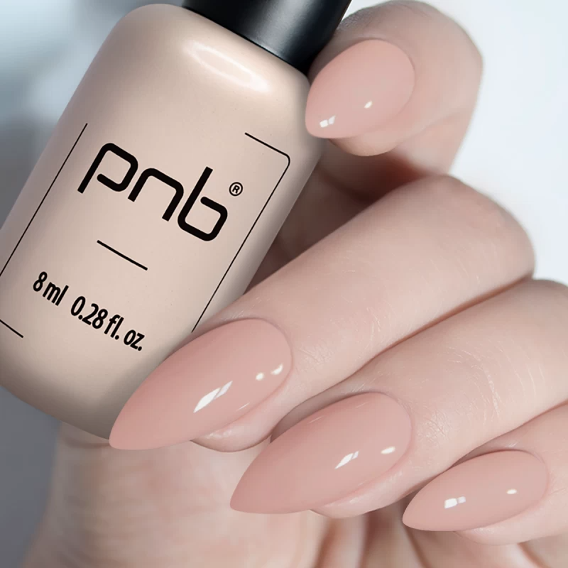 Гель-лак PNB №168 Soft Touch бежево-кремовий, емаль 8 мл