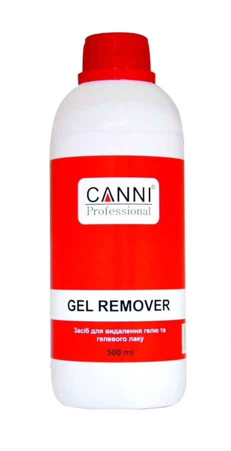Рідина для зняття гель-лаку Canni Gel Remover без ацетону 500 мл