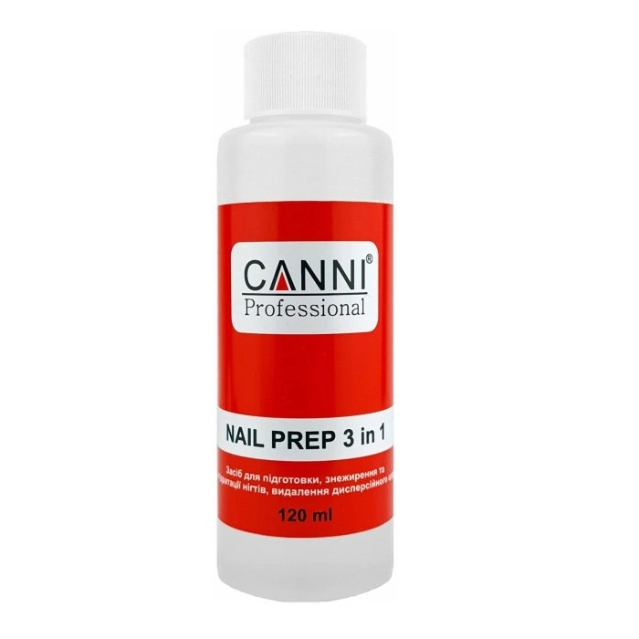 Засіб для знежирення та дегідратації нігтів Canni Nail Prep 120 мл