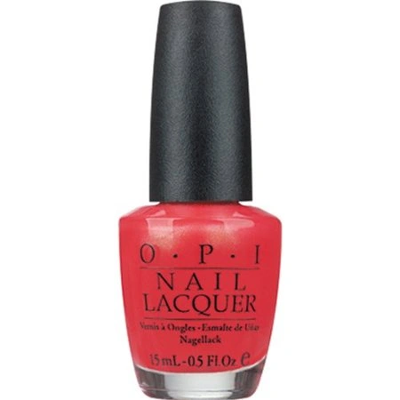 Лак OPI Bright Lights - Big Color кораловий із золотистим шиммером 15 мл