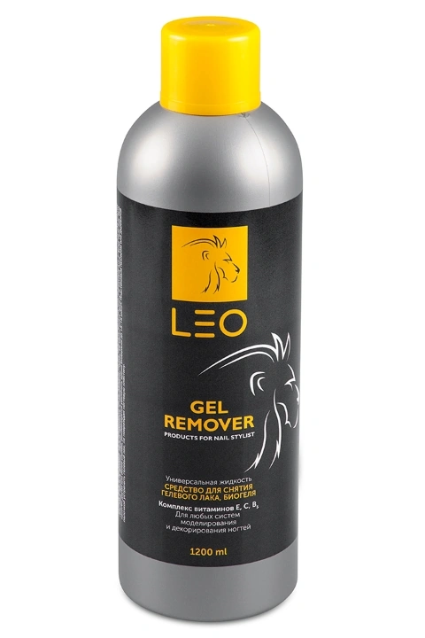 Рідина для зняття гель-лаку та біо-геля Leo Gel Remover 1200 мл