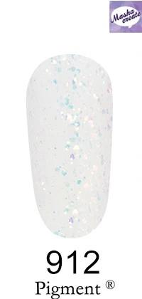 Гель-лак FOX Gel Polish Masha Create Pigment №912 голографічні блискітки 6 мл