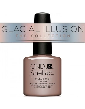 Гель-лак CND Shellac Radiant Chill бежево-коричневий, емаль 7,3 мл