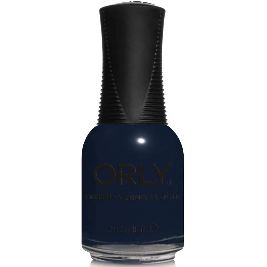 Лак ORLY Blue Suede чорний синьо-зелений, глянсовий 18 мл