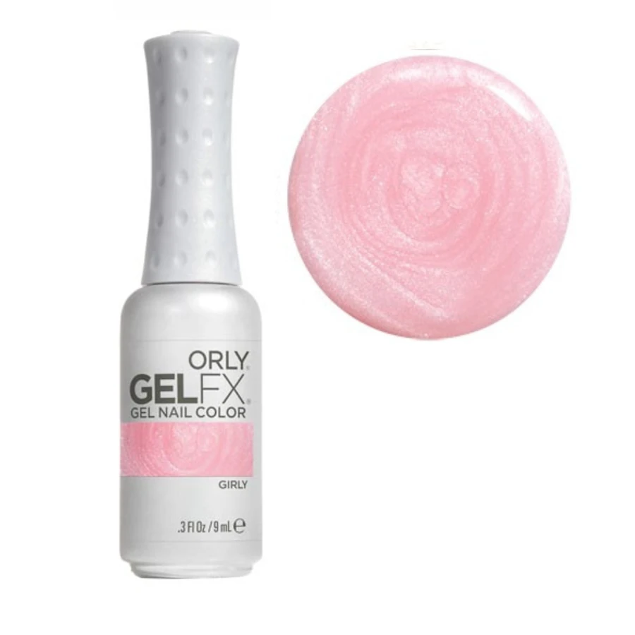Гель-лак ORLY Gel FX Girly ніжний рожевий, з мікроблиском 9 мл