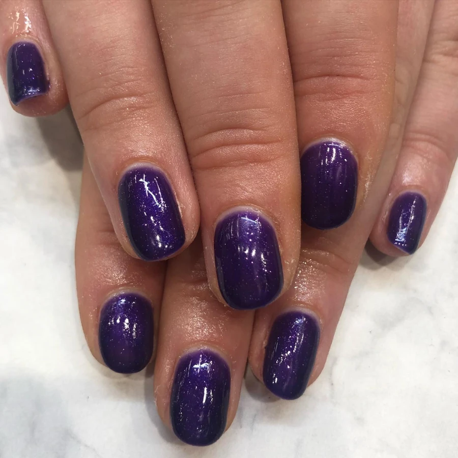 Гель-лак ORLY Gel FX Velvet Rope фіолетовий з легким синій відтінком, з мікроблиском 9 мл