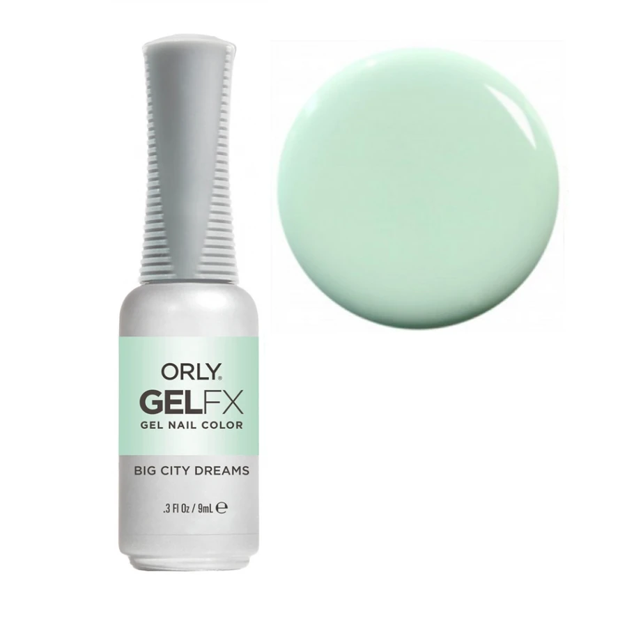 Гель-лак ORLY Gel FX Big City Dreams приглушений світло-бірюзовий, емаль 9 мл