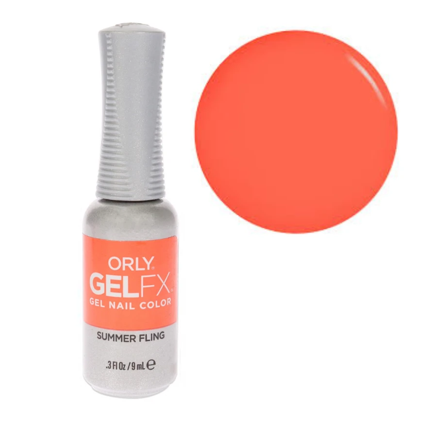 Гель-лак ORLY Gel FX Summer Fling світлий морквяний, емаль 9 мл