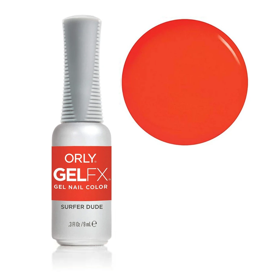 Гель-лак ORLY Gel FX Surfer Dude яскраво-помаранчевий, неоновий 9 мл