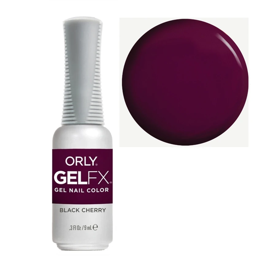 Гель-лак ORLY Gel FX Black Cherry насичений малиновий, емаль 9 мл