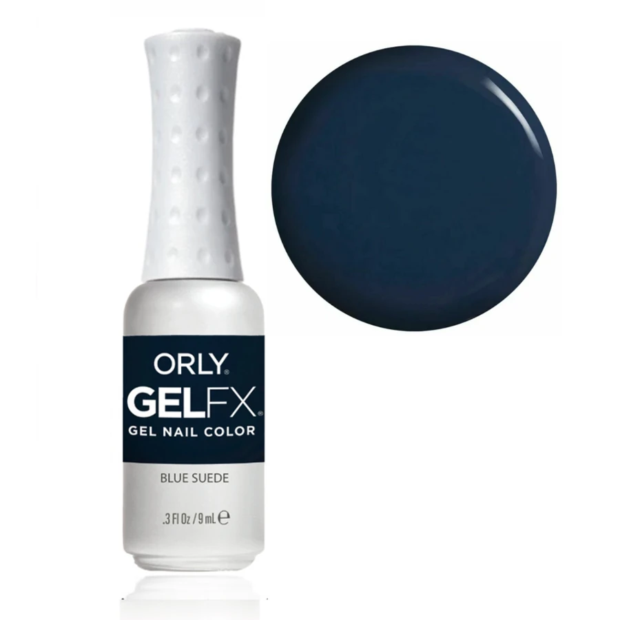 Гель-лак ORLY Gel FX Blue Suede синій з легким зеленим підтоном, емаль 9 мл