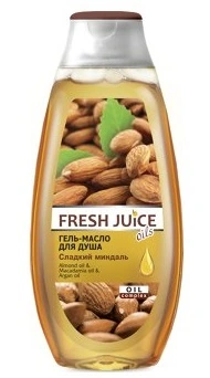 Гель-масло для душу Fresh Juice Gel-Oil For Shower Sweet Almond 400 мл