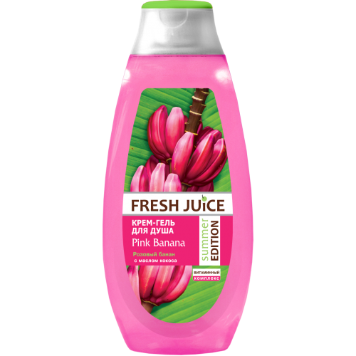 Крем-гель для душу Fresh Juice Shower Gel Pink Banana 400 мл