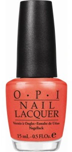 Лак OPI Are We There Yet приглушений помаранчевий, мікроблиск 15 мл