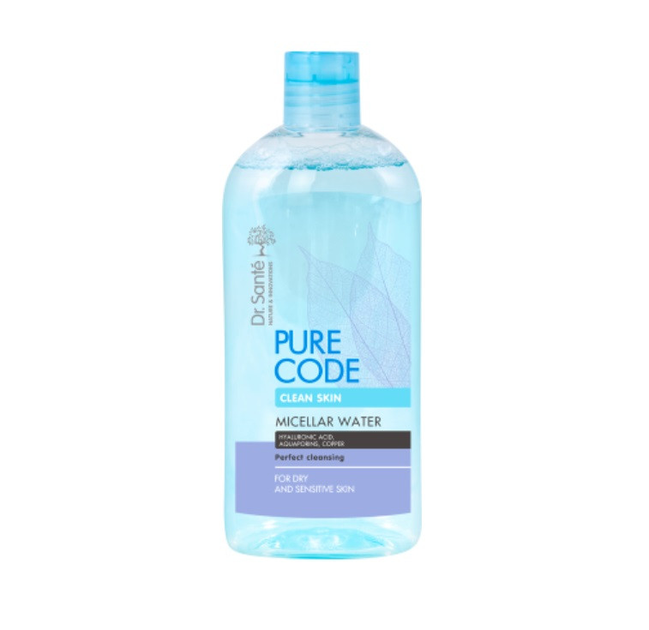 Міцелярна вода для чутливої ​​та сухої шкіри Dr.Sante Pure Cоde Micellar Water For Sensitive and Dry Skin 500 мл