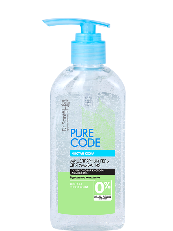 Міцелярний гель для вмивання Dr.Sante Pure Cоde Micellar Gel For Washing 200 мл
