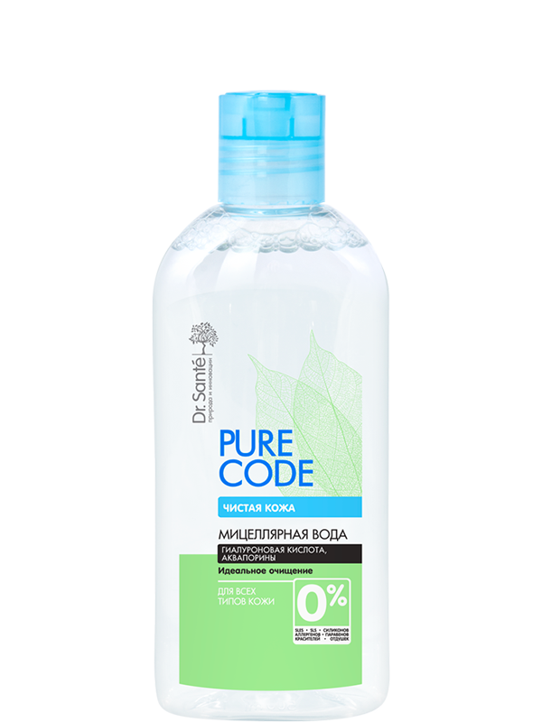 Міцелярна вода для всіх типів шкіри Dr.Sante Pure Code Micellar Water For All Skin Types 200 мл