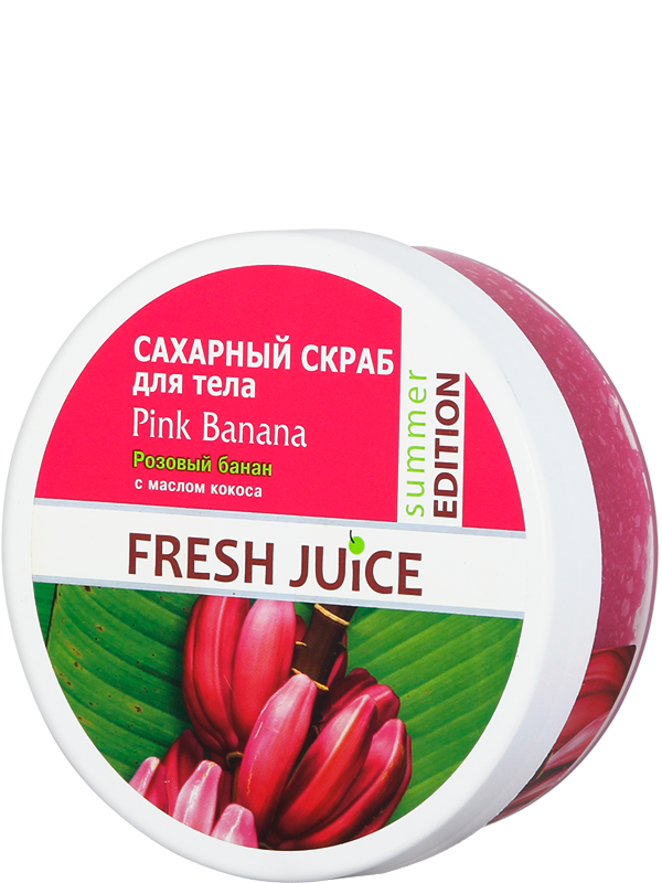 Цукровий скраб для тіла Fresh Juice Sugar Body Scrub Pink Banana 225 мл