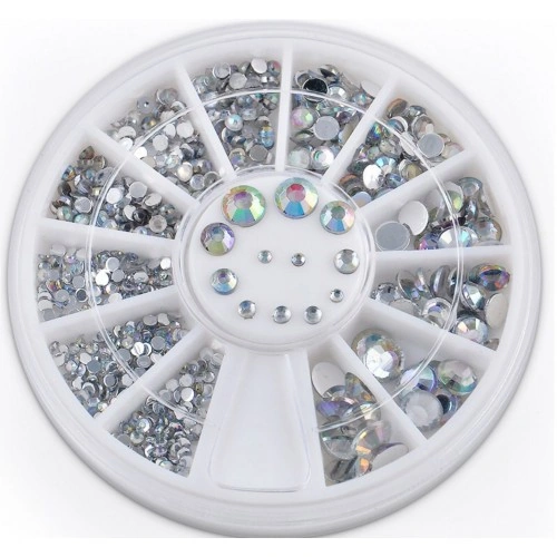 Стрази різних розмірів YRE Monochrome або Chameleon Rhinestone Carousel Small №1 однотонні чи хамелеон