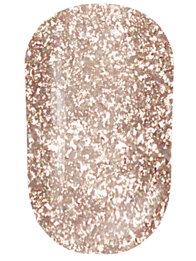 Гель-паста Trendy Nails Gel Paste Shine White Gold біле золото з блискітками 5 г
