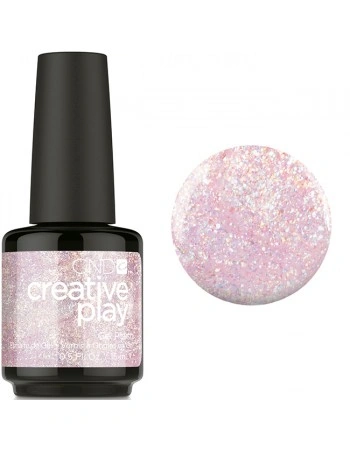Гель-лак CND Creative Play 477 Tutu Be Not To Be молочно-рожевий, з блискітками 15 мл