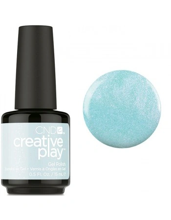 Гель-лак CND Creative Play 436 Isle Never Let Go молочно-блакитний, перламутровий 15 мл
