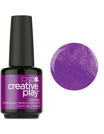 Гель-лак CND Creative Play 442 Fuchsia Is Ours пурпурно-фіолетовий, мікроблиск 15 мл