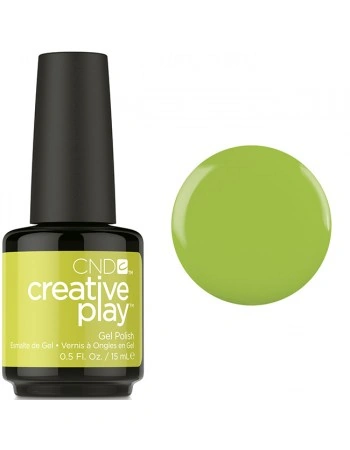 Гель-лак CND Creative Play 427 Toe The Lime оливковий, емаль 15 мл