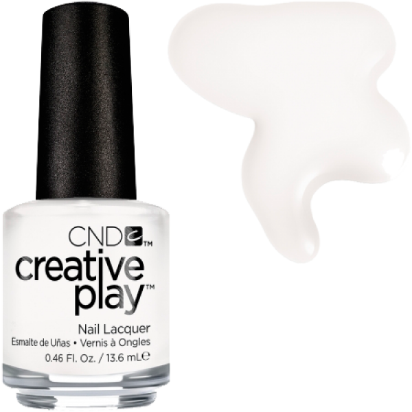 Гель-лак CND Creative Play 452 Blanked Out білий, емаль 15 мл