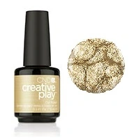 Гель-лак CND Creative Play 464 Poppin Bubbly золотий, металік 15 мл