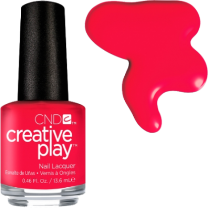 Гель-лак CND Creative Play 411 Well Red рожевий, неоновий 15 мл
