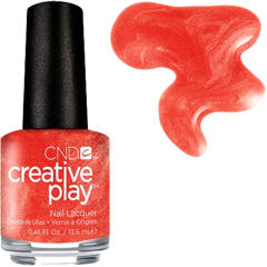 Гель-лак CND Creative Play 463 Sea You in Sienna морквяний, мікроблиск 15 мл
